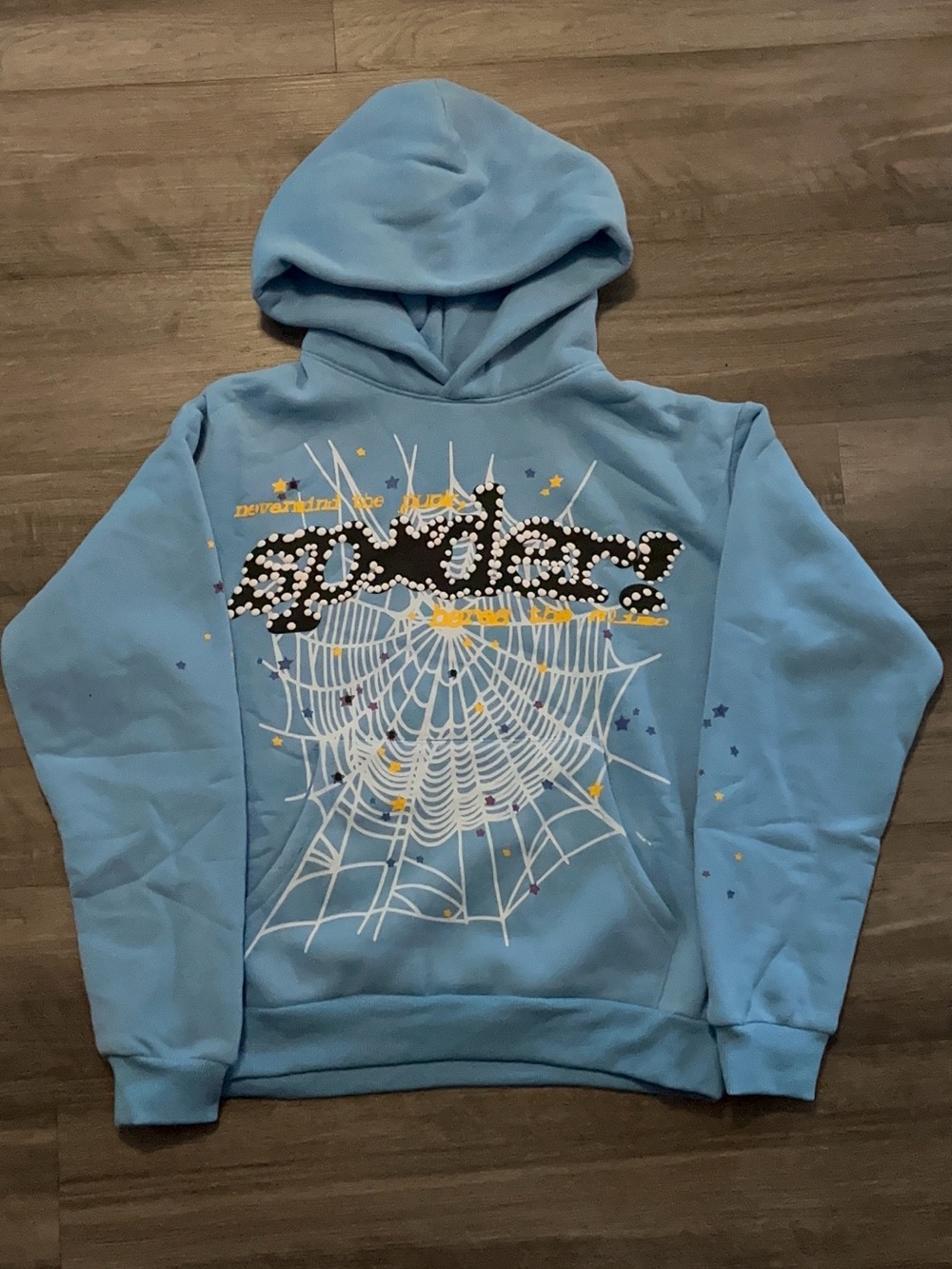 Blue Sp5der Hoodie